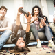 Everybody should play games, even people pretending to play for stock photos.